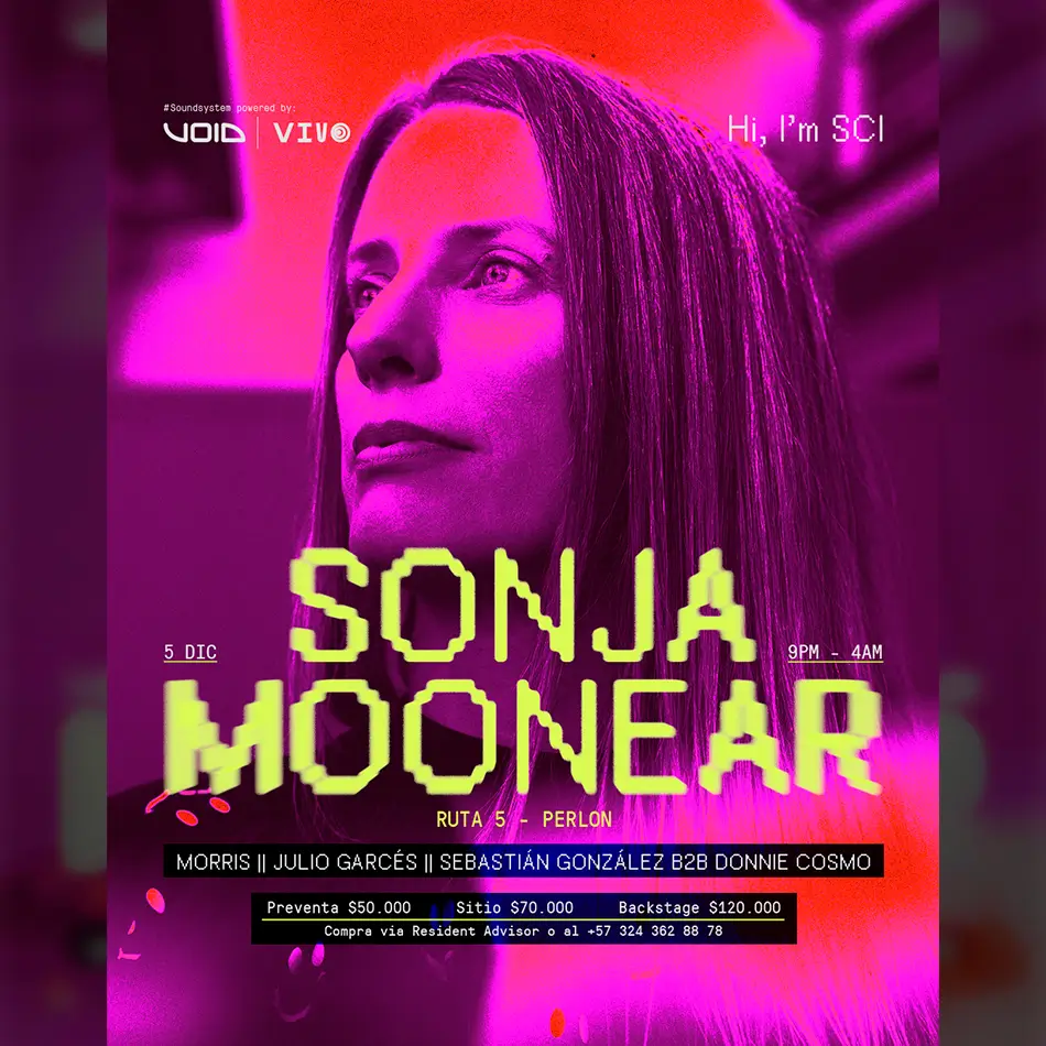 Sonja Moonear - 5 Diciembre